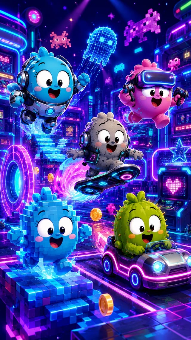 Neon Arcade zone